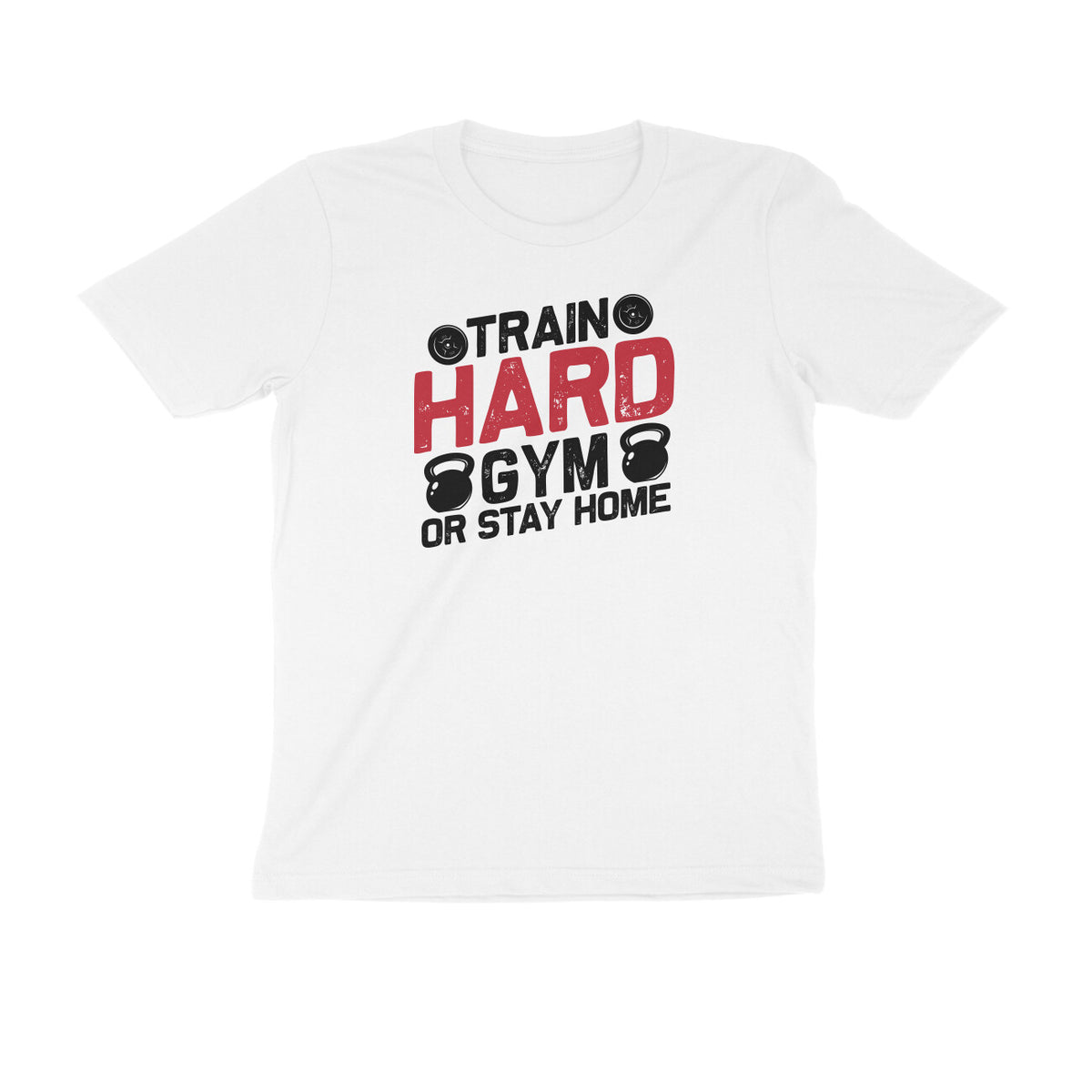 TNH - Men's Round Neck Tshirt - Train Hard