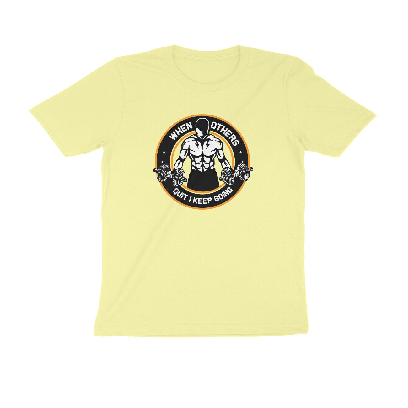 TNH - Men's Round Neck Tshirt - When Others Quit I keep Going