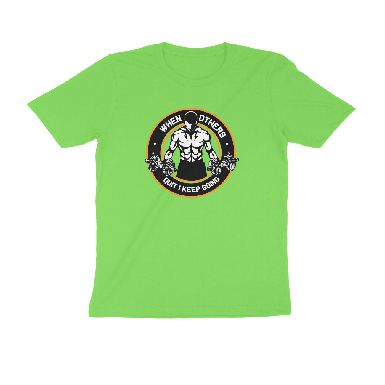 TNH - Men's Round Neck Tshirt - When Others Quit I keep Going