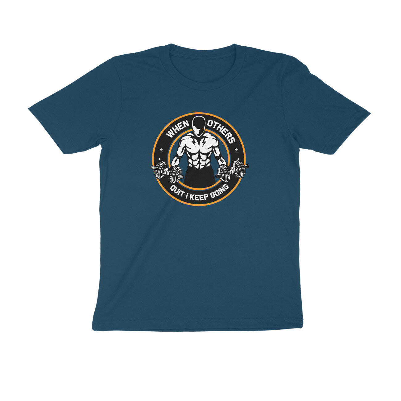 TNH - Men's Round Neck Tshirt - When Others Quit I keep Going