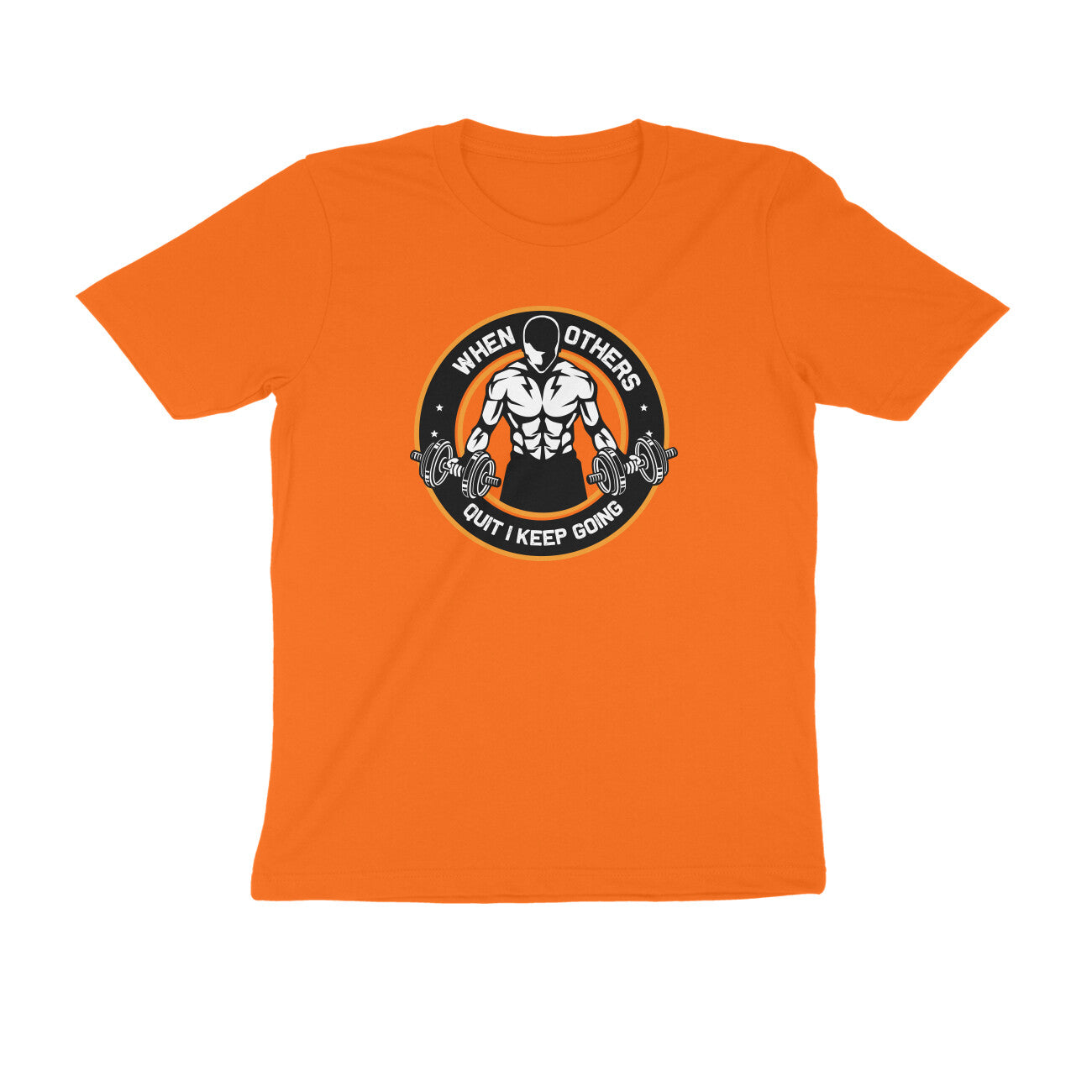 TNH - Men's Round Neck Tshirt - When Others Quit I keep Going