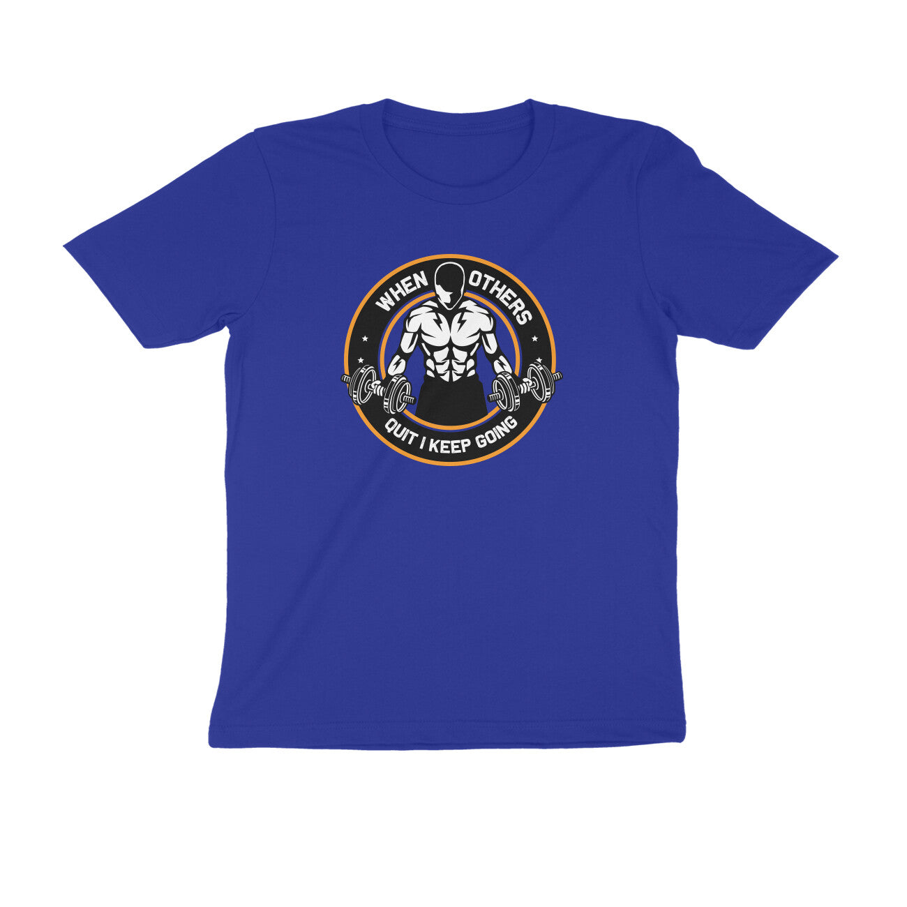 TNH - Men's Round Neck Tshirt - When Others Quit I keep Going