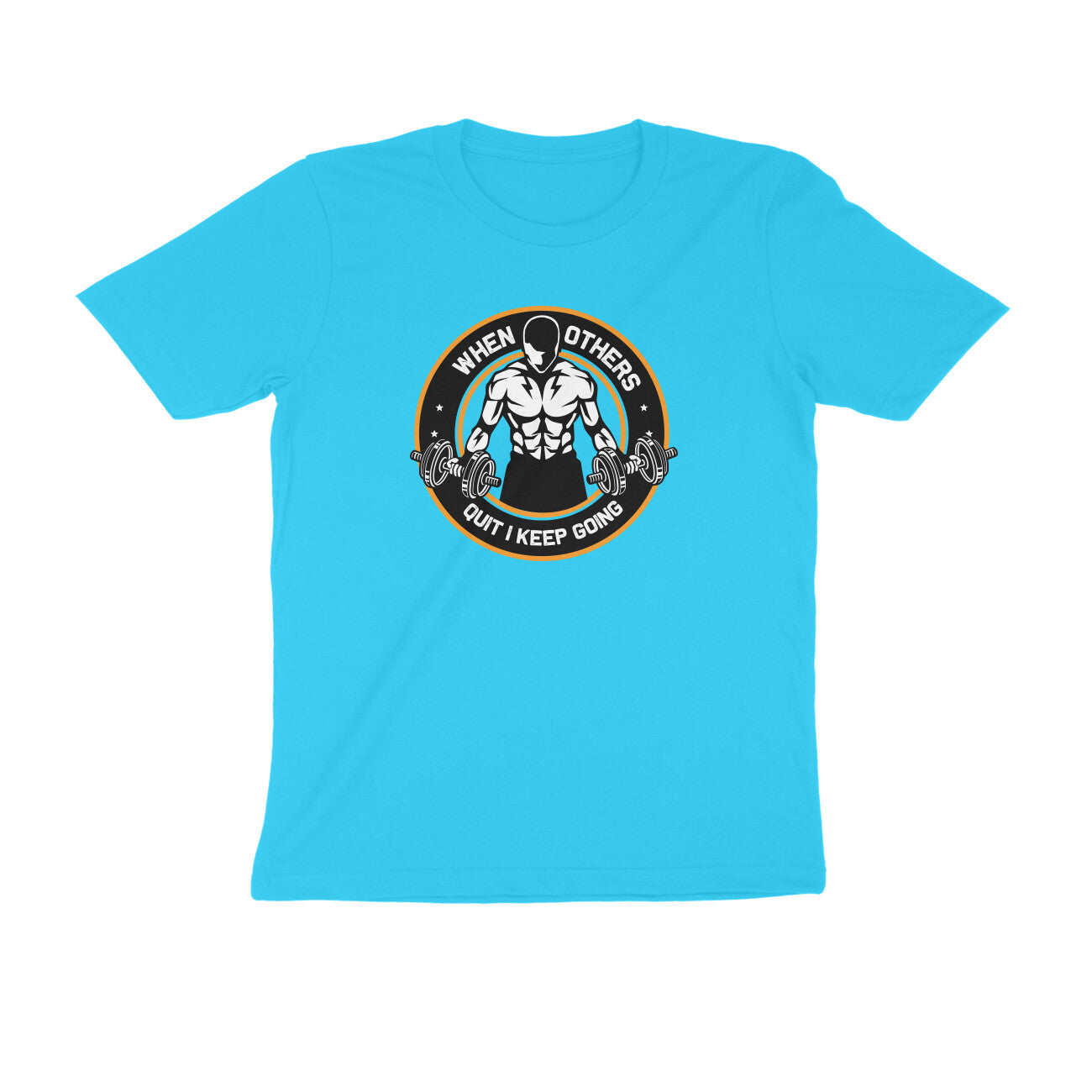 TNH - Men's Round Neck Tshirt - When Others Quit I keep Going