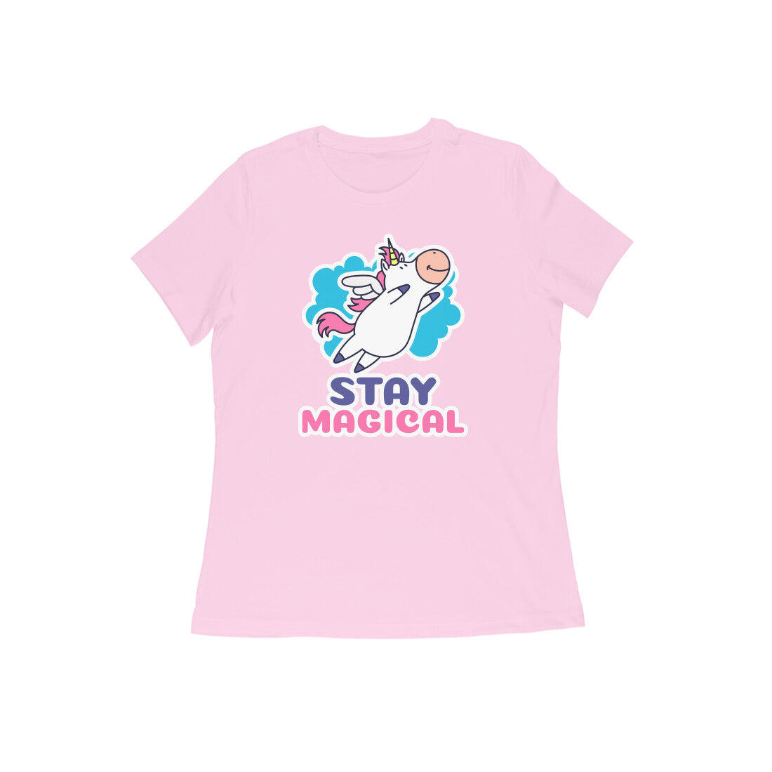 TNH - Women's Round Neck Tshirt - Cowicorn Stay Magical