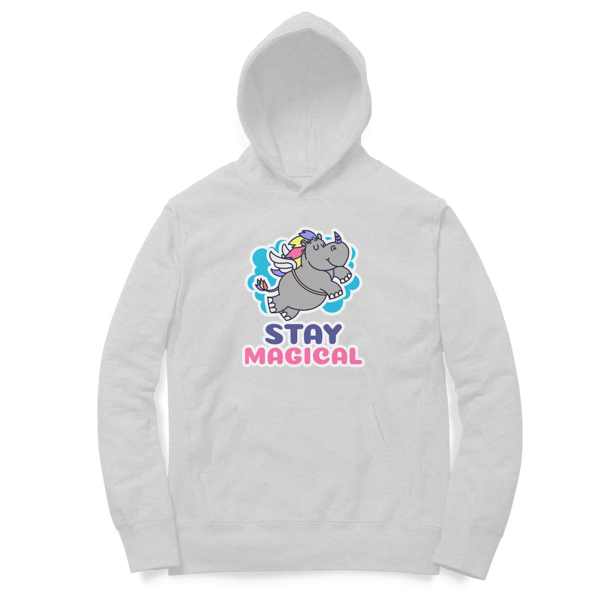 TNH - Unisex Hoodies - Rhinocorn Stay Magical