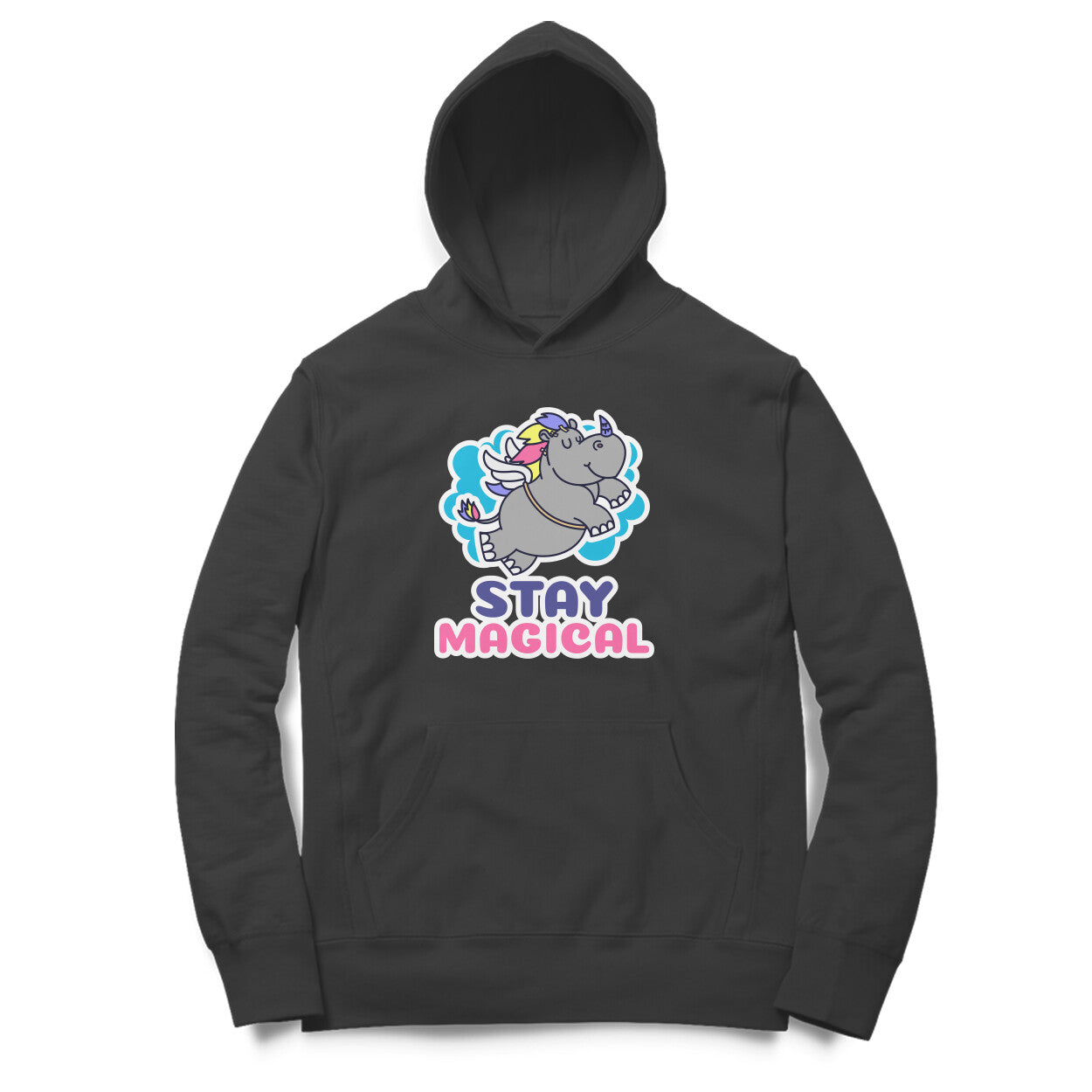 TNH - Unisex Hoodies - Rhinocorn Stay Magical