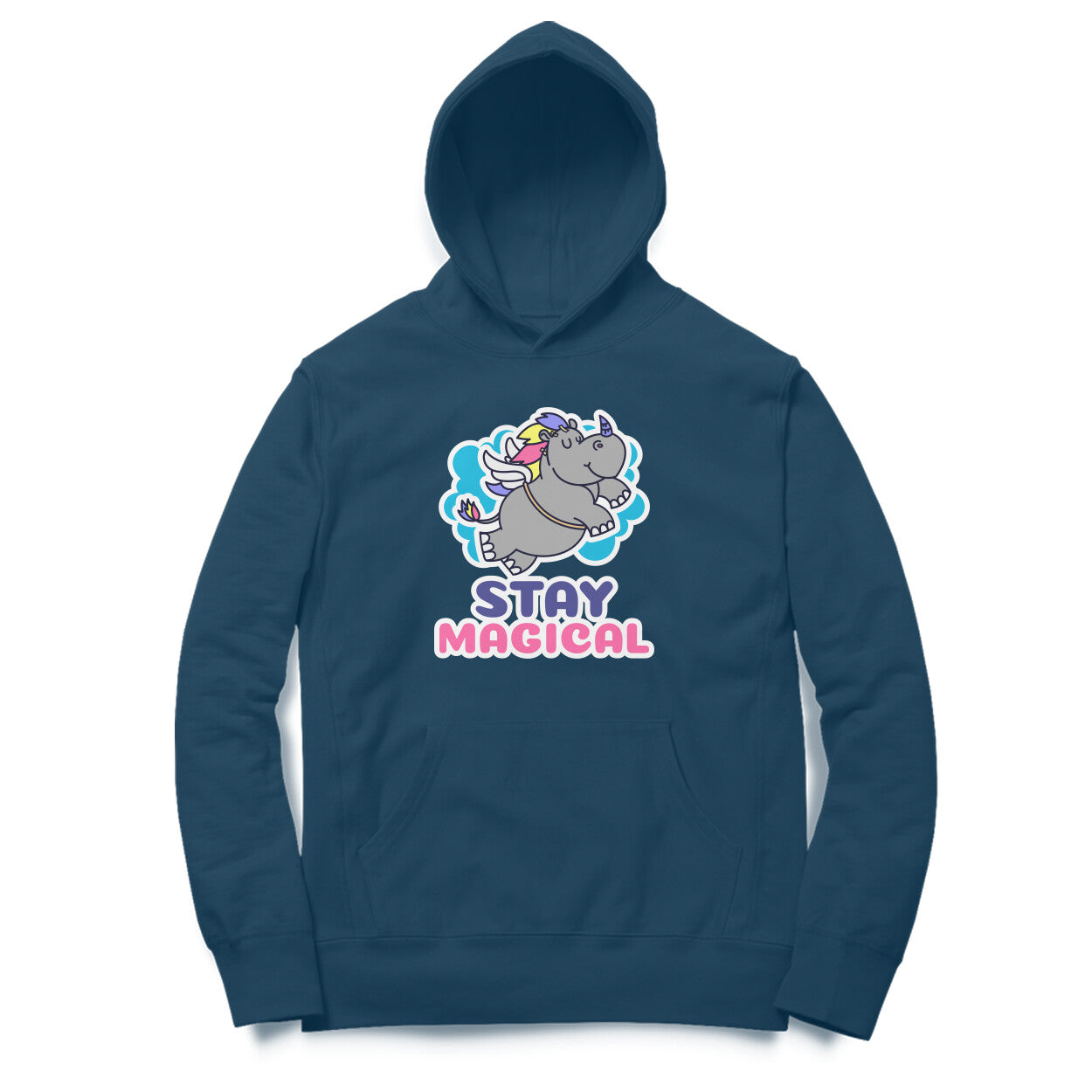 TNH - Unisex Hoodies - Rhinocorn Stay Magical