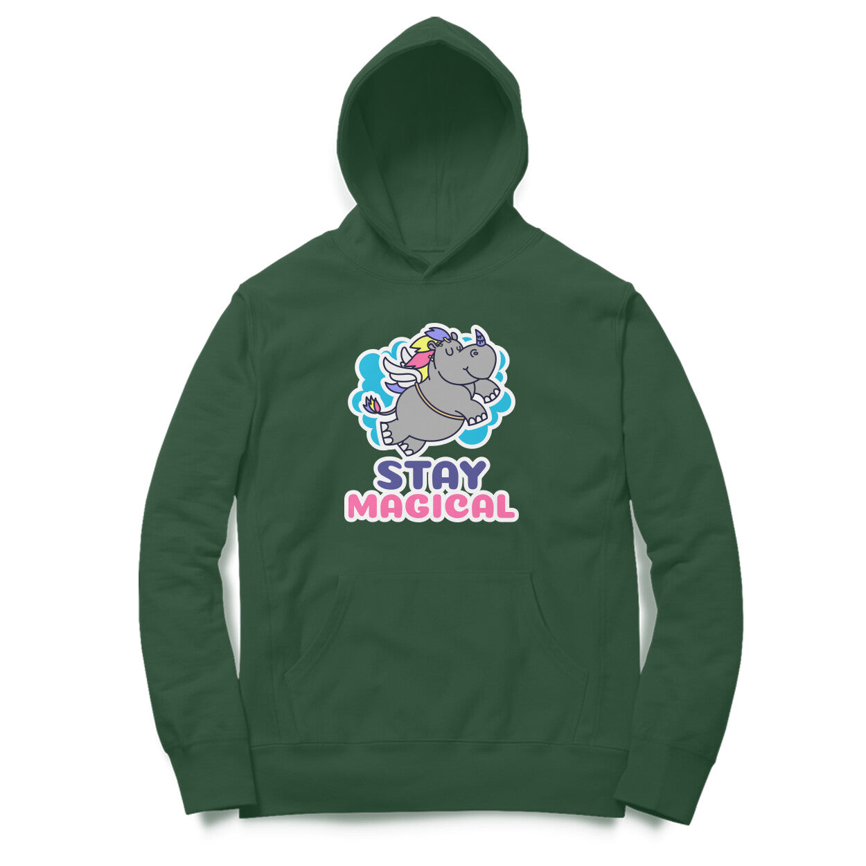 TNH - Unisex Hoodies - Rhinocorn Stay Magical