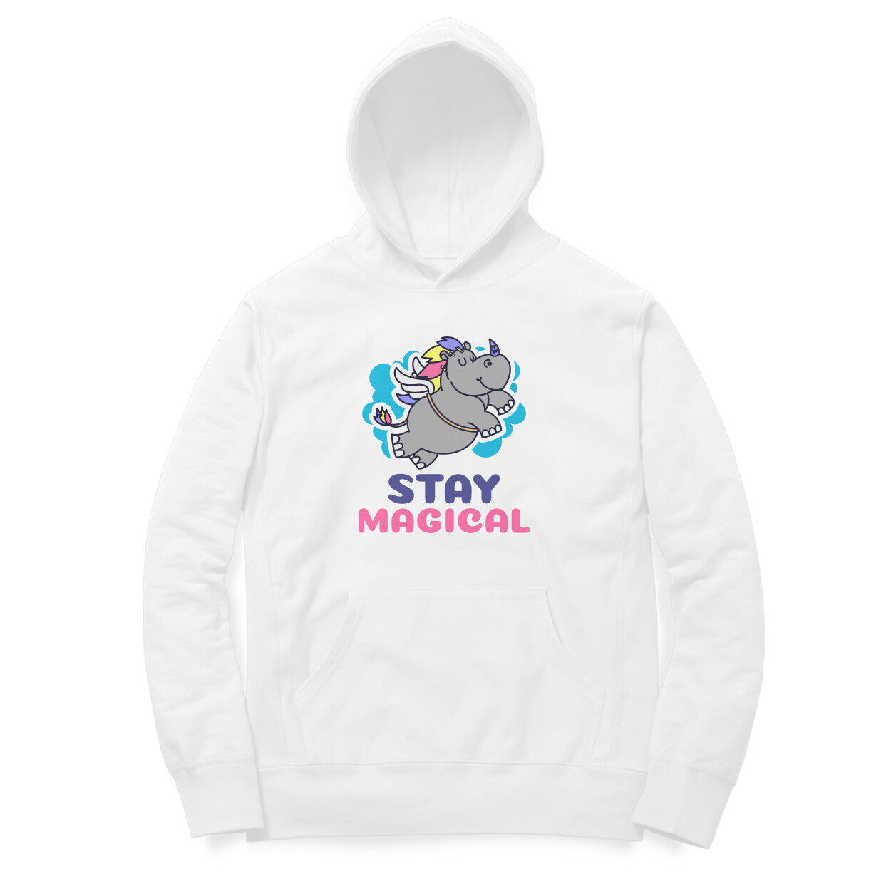 TNH - Unisex Hoodies - Rhinocorn Stay Magical