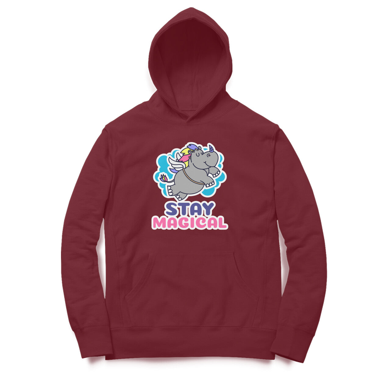 TNH - Unisex Hoodies - Rhinocorn Stay Magical
