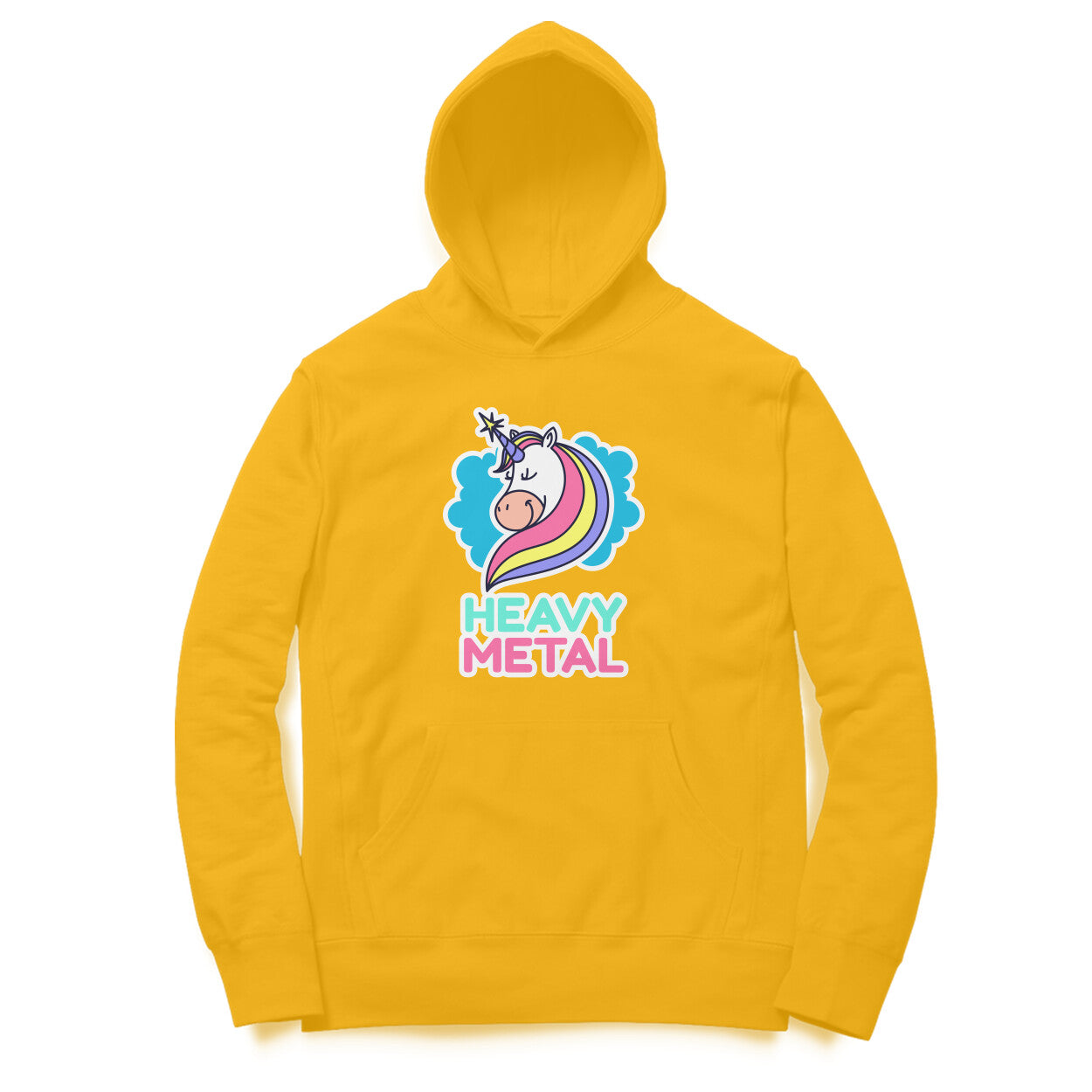 TNH - Unisex Hoodies - Unicorn Heavy Metal