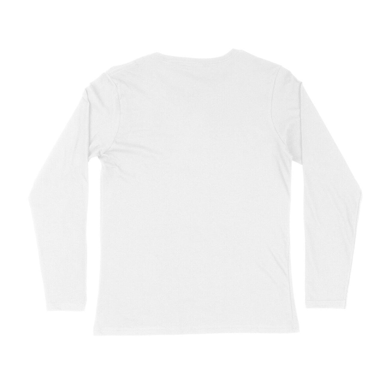 Men's White Full Sleeve T-shirt