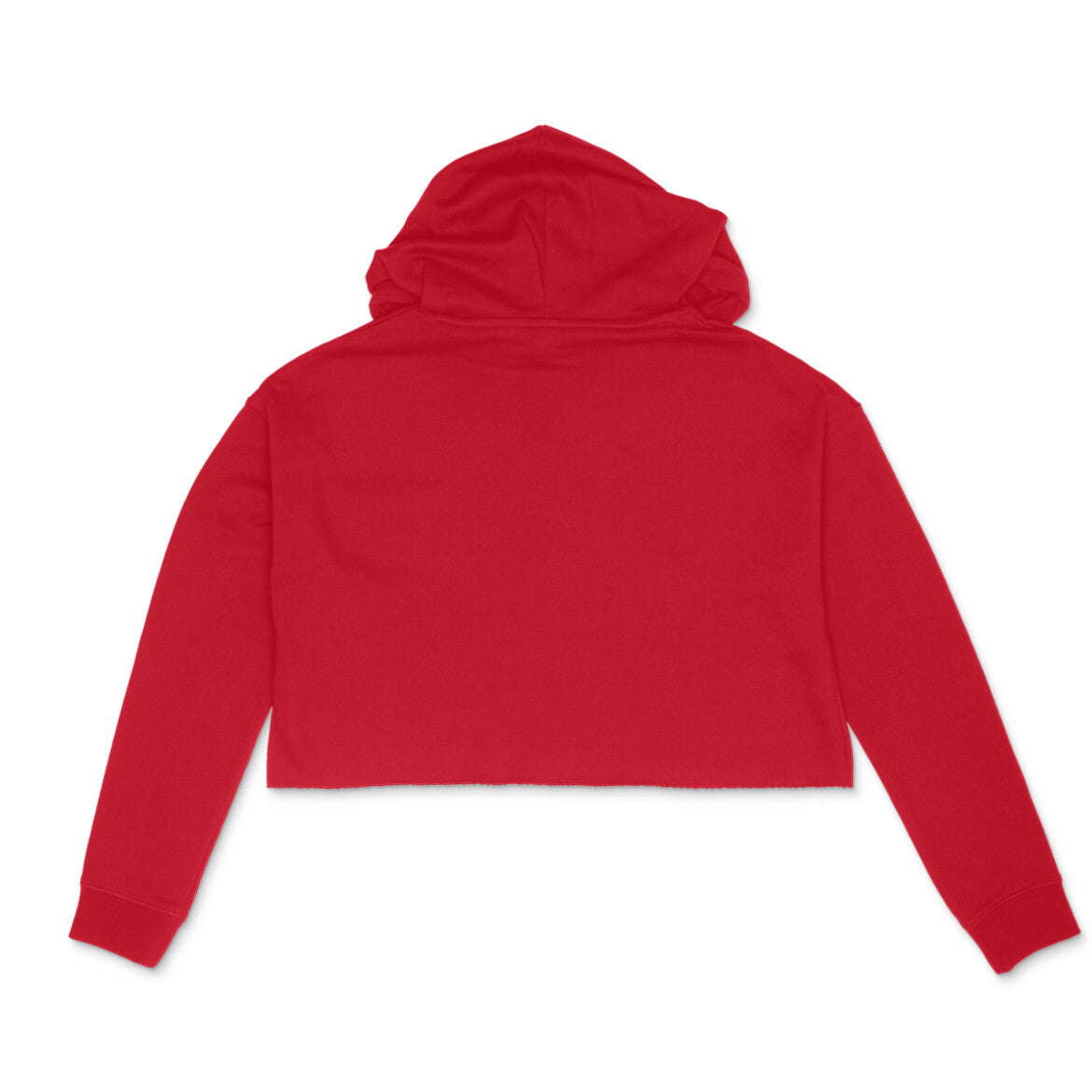 Women s Red Crop Hoodie