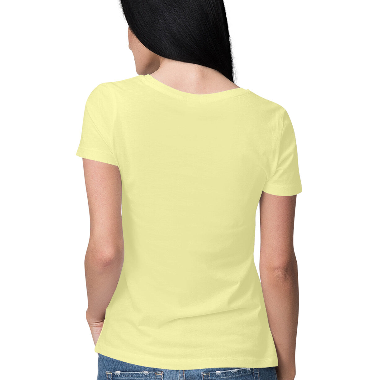 Never Give Up - Women's Butter Yellow Tshirt