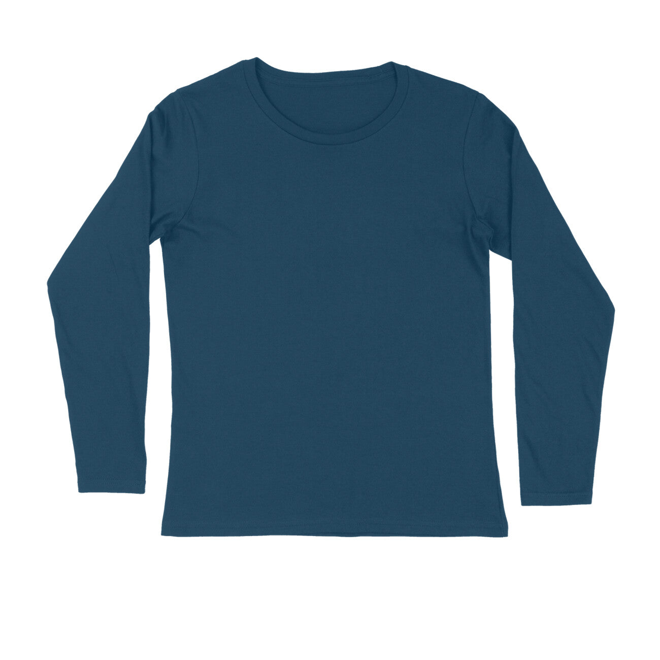 Men's Navy Blue Full Sleeve T-shirt