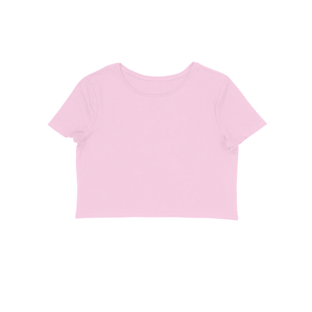Women's Light Pink Crop Top