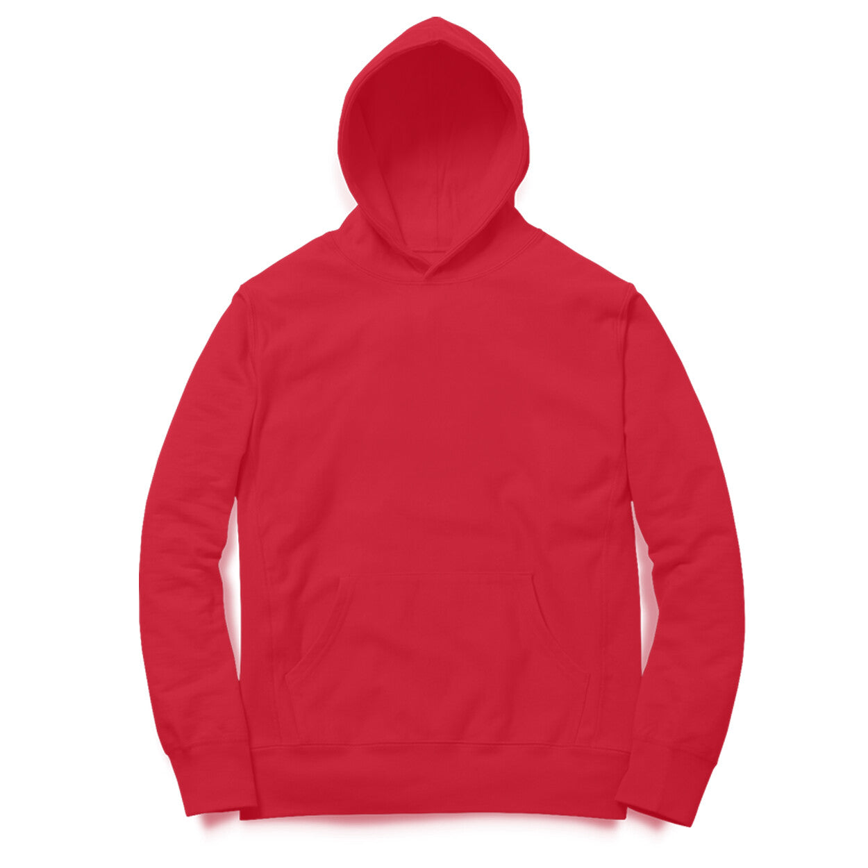 Plain red shop hoodie