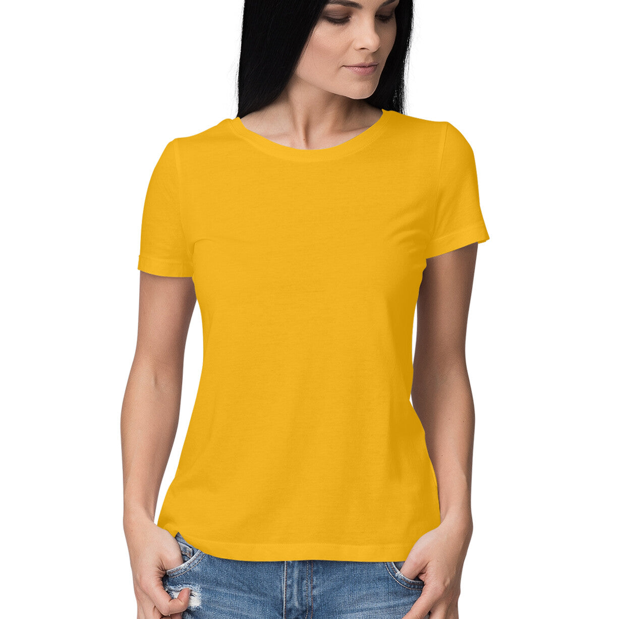 Get Better - Women's Golden Yellow Tshirt (Back Print)