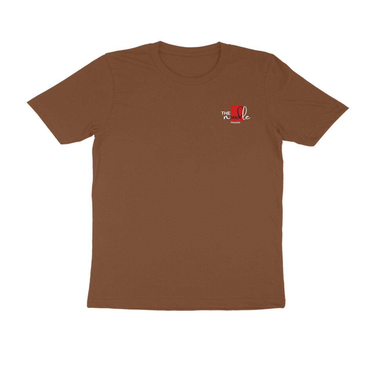 Men's Coffee Brown Tshirt - TNH (Red)