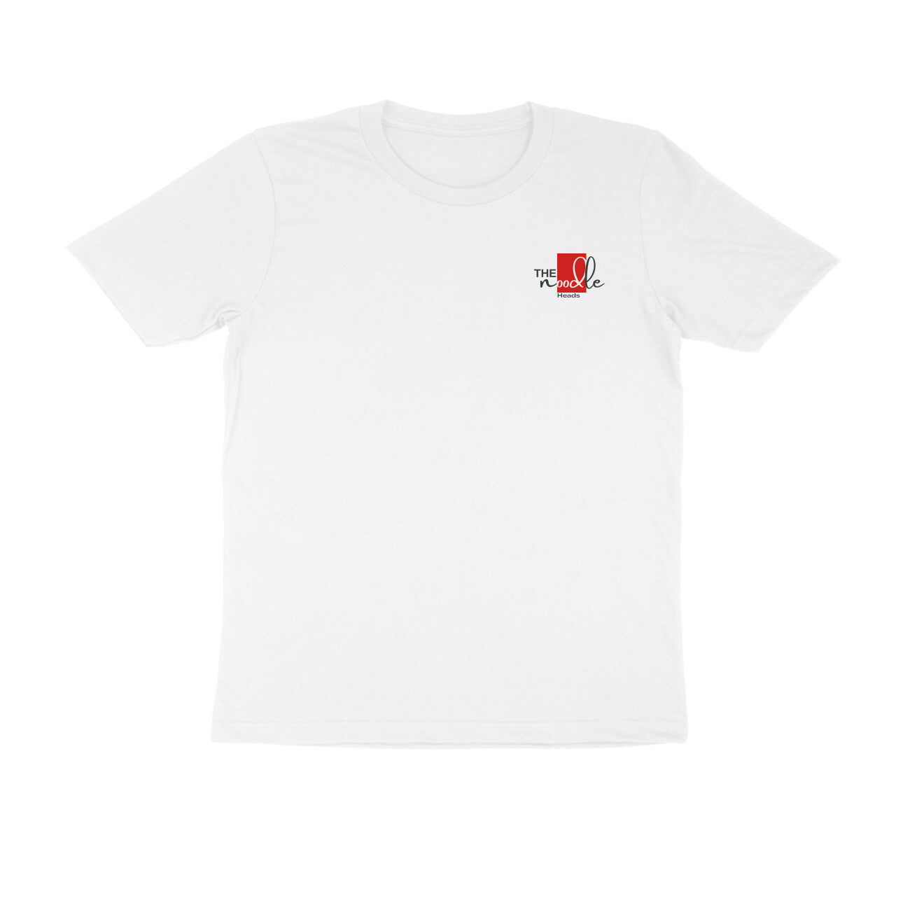 Men's White Tshirt - TNH (Red)