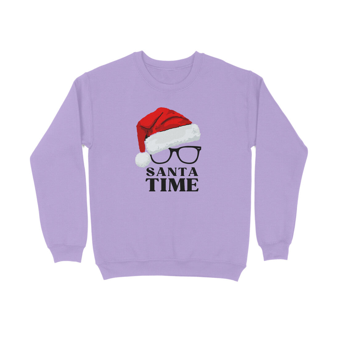 Santa Time - Unisex Iris Lavender Sweatshirt