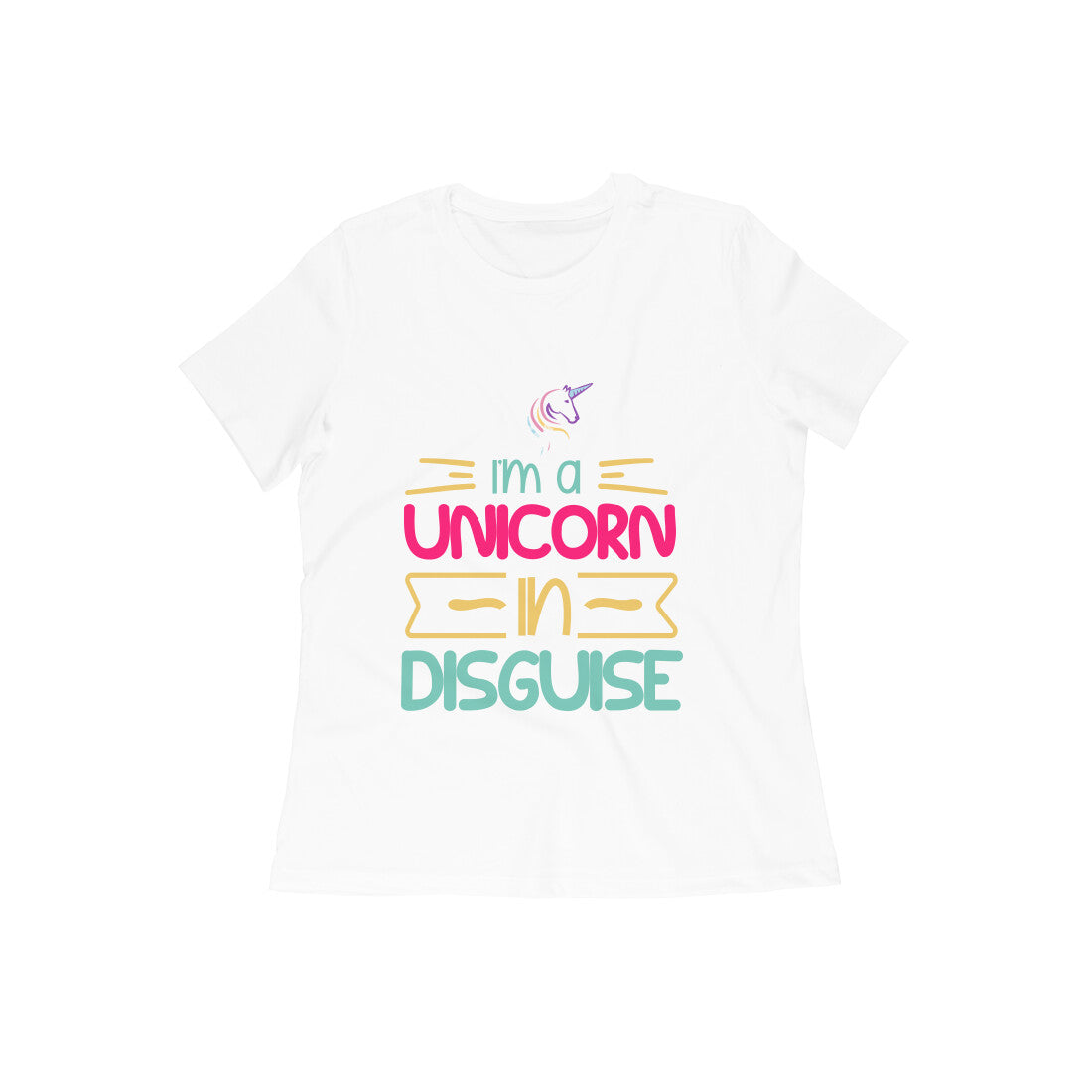 TNH - Women's Round Neck Tshirt - Unicorn Love