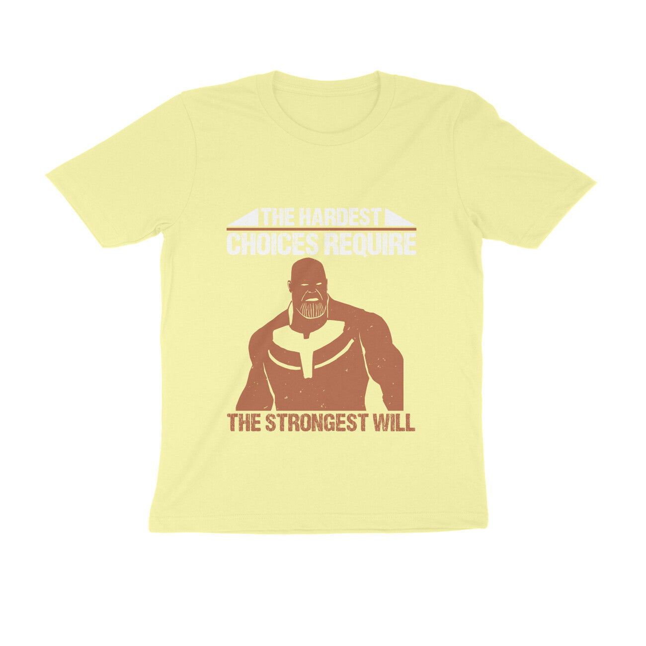 TNH - Men's Round Neck Tshirt - Thanos - Strongest Will