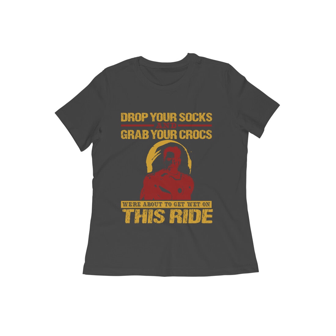TNH - Women's Round Neck Tshirt - Iron Man - Ride