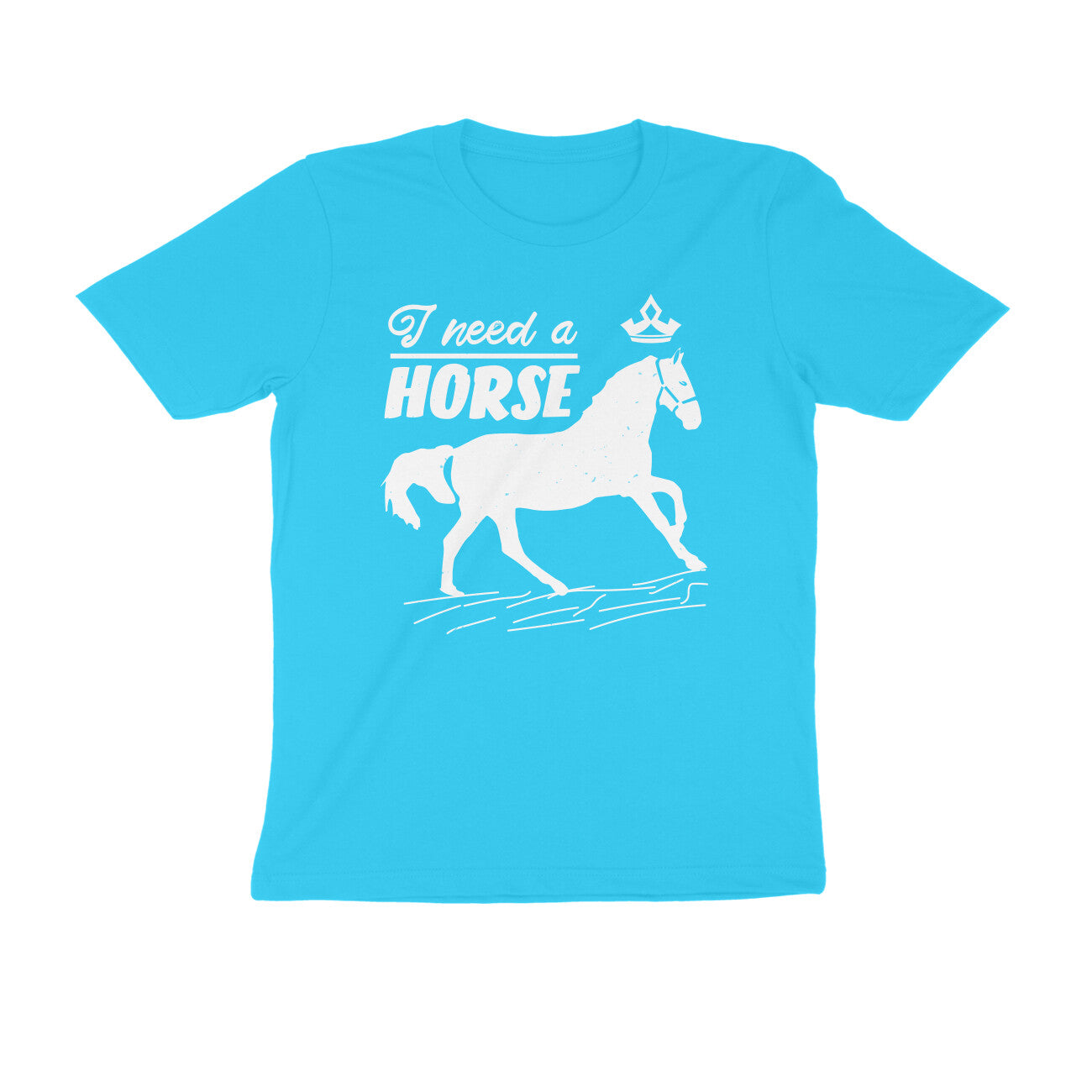 TNH - Men's Round Neck Tshirt - I Need a Horse