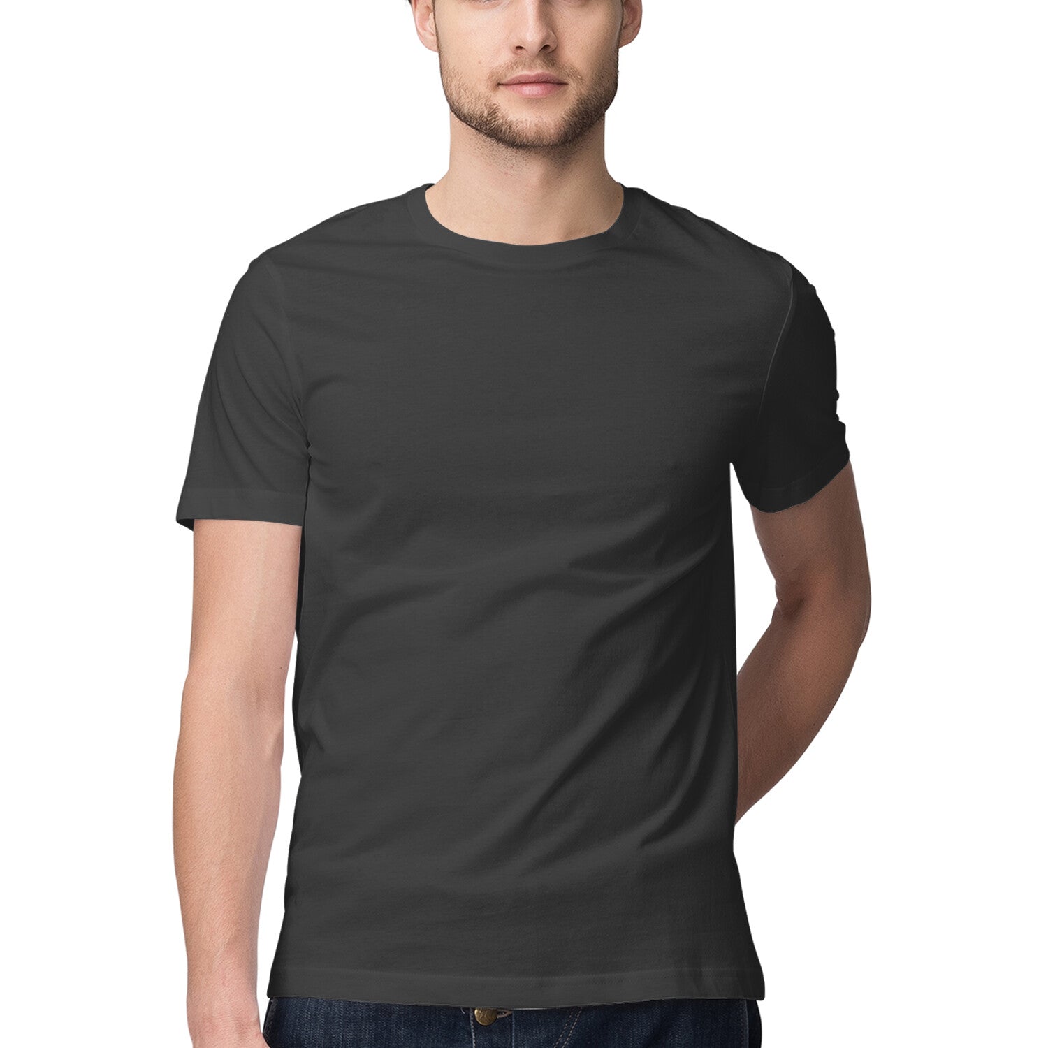 TNH - Men's Round Neck Plain T-Shirt