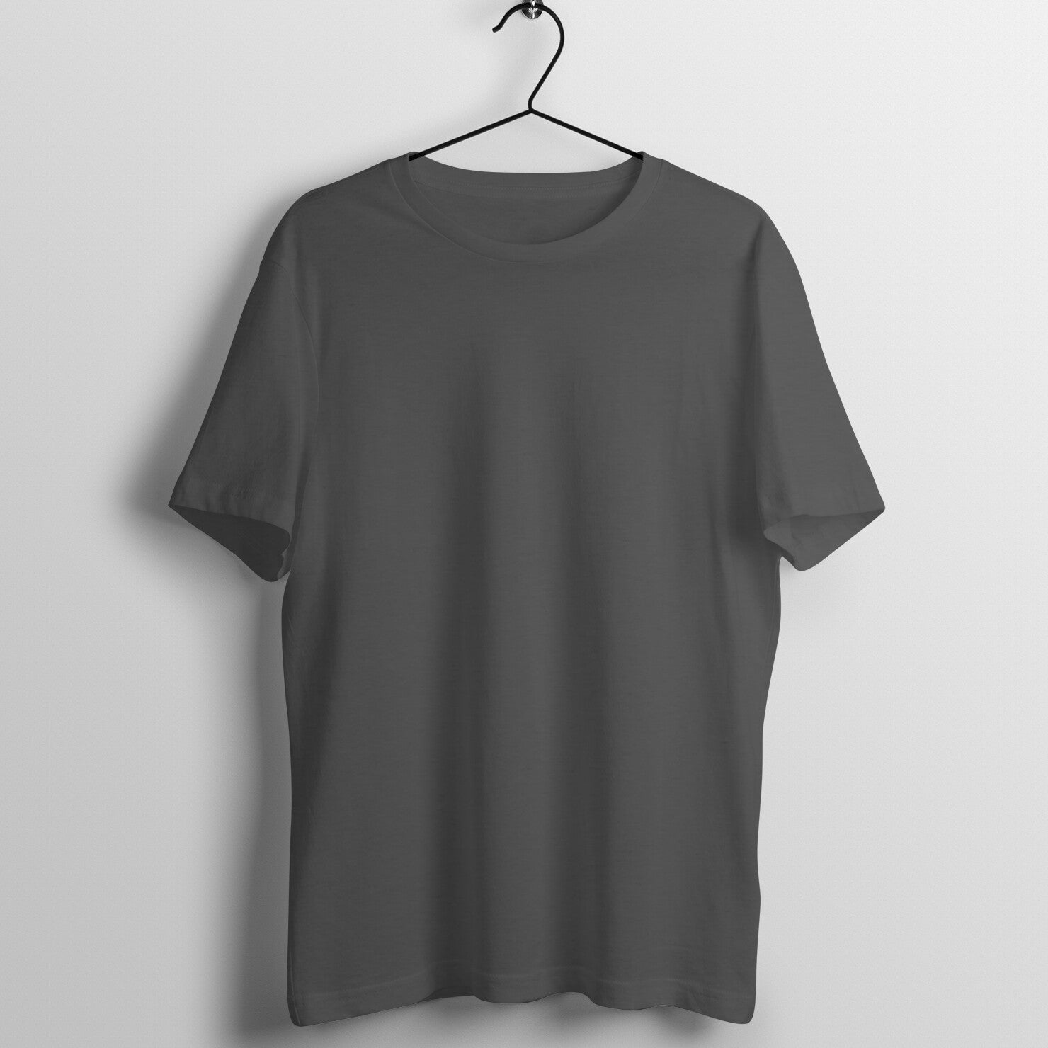 Charcoal grey mens t shirt, Plain t shirts for men
